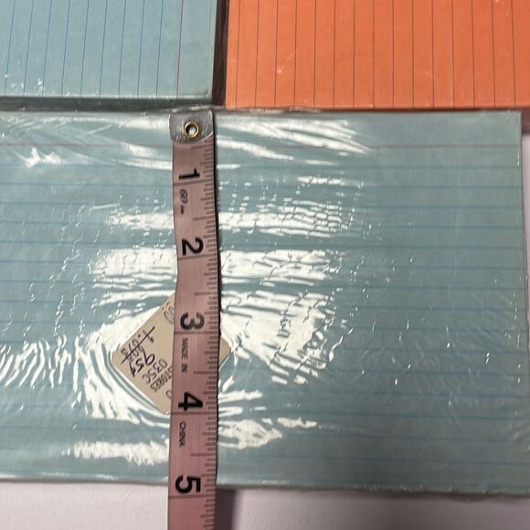 Jumbo Ruled Index Cards Educational Tools lot of 3 blue orange NOS - Picture 3 of 5